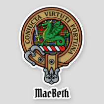 Clan MacBeth Crest Sticker