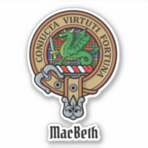 Clan MacBeth Crest Sticker