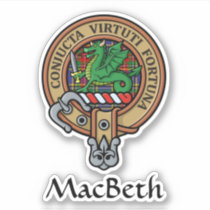Clan MacBeth Crest Sticker