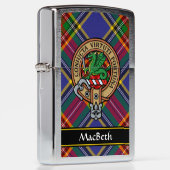 Clan MacBeth Crest Zippo Lighter (Right)
