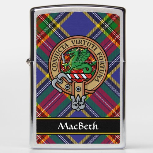 Clan MacBeth Crest Zippo Lighter