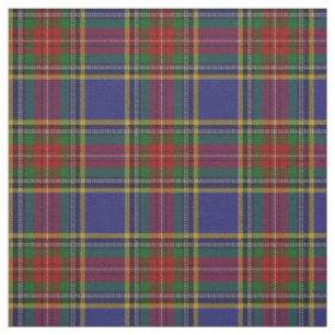 Clan MacBeth Scottish Tartan Plaid Fabric