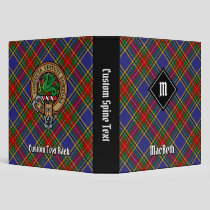 Clan MacBeth Tartan 3 Ring Binder