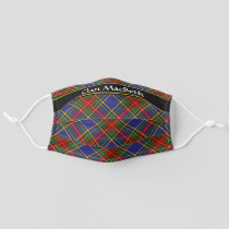 Clan MacBeth Tartan Adult Cloth Face Mask