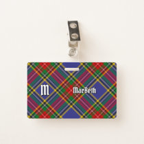 Clan MacBeth Tartan Badge