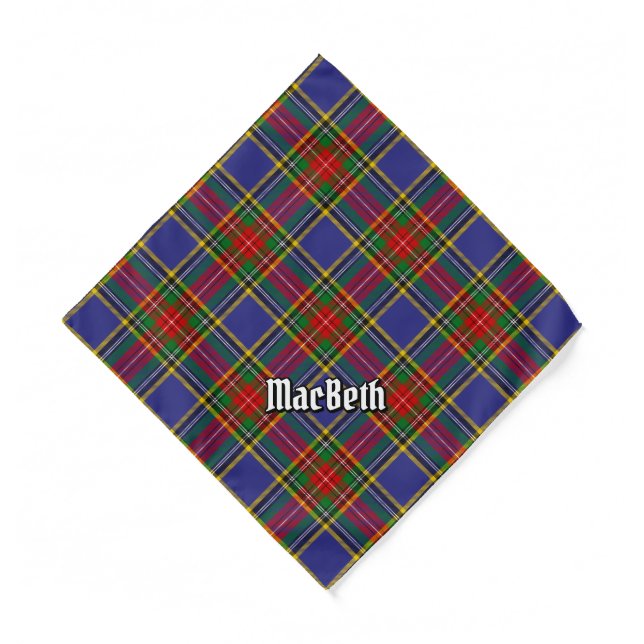 Clan MacBeth Tartan Bandana (Front)