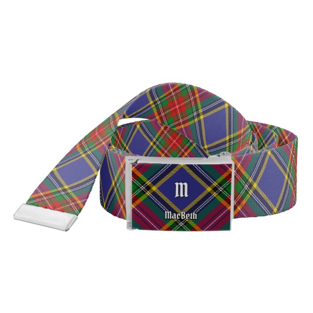 Clan MacBeth Tartan Belt (Snake)