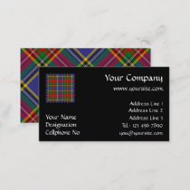 Clan MacBeth Tartan Business Card