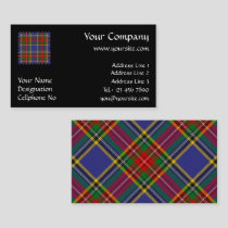 Clan MacBeth Tartan Business Card