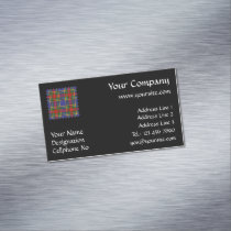 Clan MacBeth Tartan Business Card Magnet