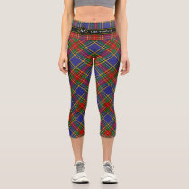 Clan MacBeth Tartan Capri Leggings