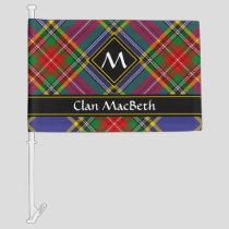 Clan MacBeth Tartan Car Flag
