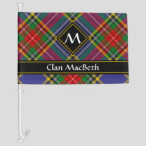Clan MacBeth Tartan Car Flag