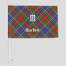 Clan MacBeth Tartan Car Flag