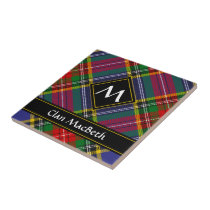 Clan MacBeth Tartan Ceramic Tile