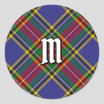 Clan MacBeth Tartan Classic Round Sticker