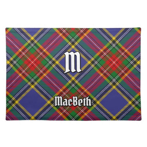 Clan MacBeth Tartan Cloth Placemat