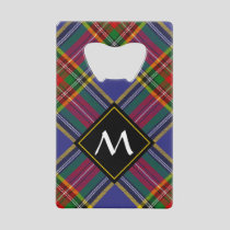 Clan MacBeth Tartan Credit Card Bottle Opener