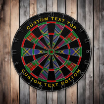 Clan MacBeth Tartan Dart Board