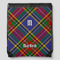 Clan MacBeth Tartan Drawstring Bag