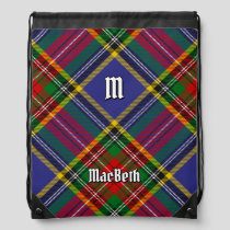 Clan MacBeth Tartan Drawstring Bag