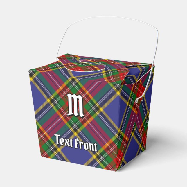 Clan MacBeth Tartan Favor Box (Front Side)