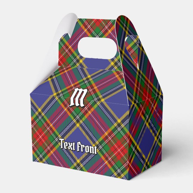 Clan MacBeth Tartan Favor Box (Front Side)