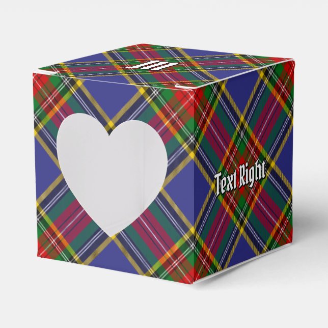 Clan MacBeth Tartan Favor Box (Front Side)