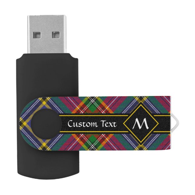 Clan MacBeth Tartan Flash Drive (Opened)