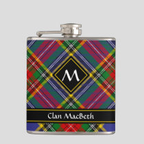 Clan MacBeth Tartan Flask