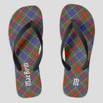 Clan MacBeth Tartan Flip Flops