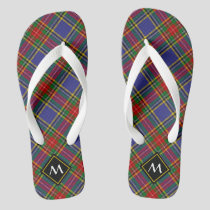 Clan MacBeth Tartan Flip Flops