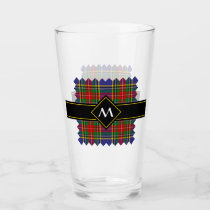 Clan MacBeth Tartan Glass