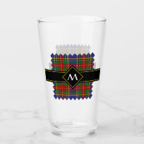 Clan MacBeth Tartan Glass