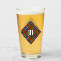 Clan MacBeth Tartan Glass