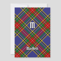 Clan MacBeth Tartan Invitation