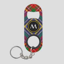 Clan MacBeth Tartan Keychain Bottle Opener
