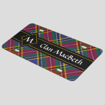 Clan MacBeth Tartan License Plate