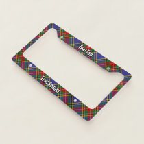 Clan MacBeth Tartan License Plate Frame