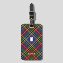 Clan MacBeth Tartan Luggage Tag