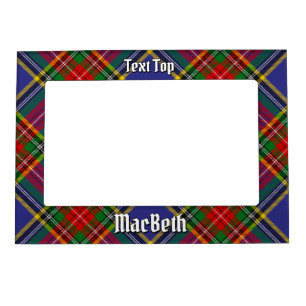 Clan MacBeth Tartan Magnetic Frame