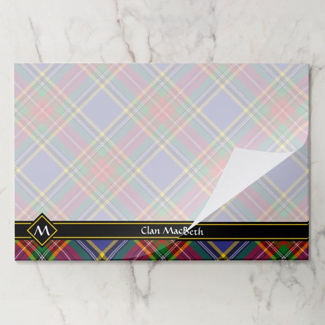 Clan MacBeth Tartan Paper Pad (Folded)