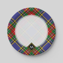 Clan MacBeth Tartan Paper Plates