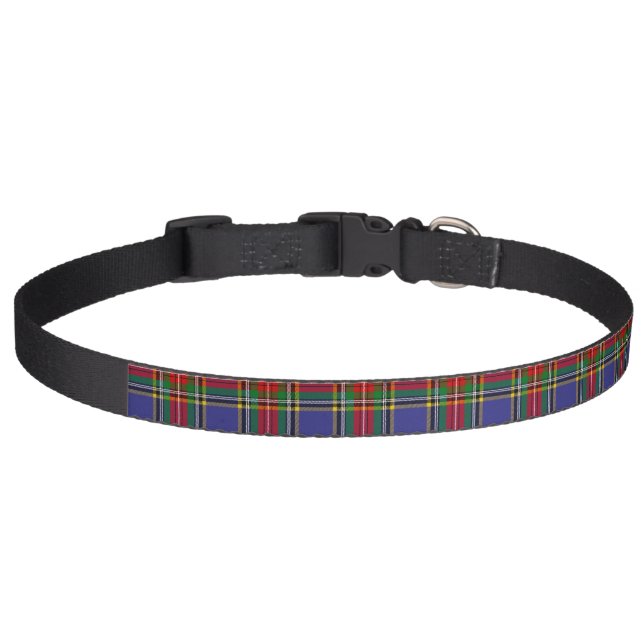 Clan MacBeth Tartan Pet Collar (Front)