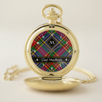 Clan MacBeth Tartan Pocket Watch