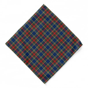 Clan MacBeth Tartan Scottish Plaid Pattern Bandana