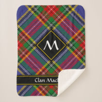 Clan MacBeth Tartan Sherpa Blanket