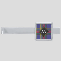 Clan MacBeth Tartan Silver Finish Tie Bar