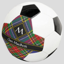 Clan MacBeth Tartan Soccer Ball