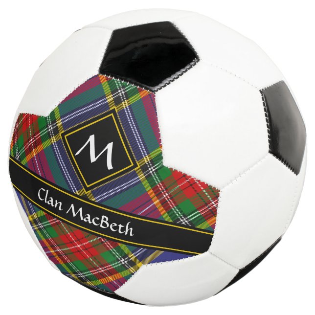 Clan MacBeth Tartan Soccer Ball (Three Quarter)